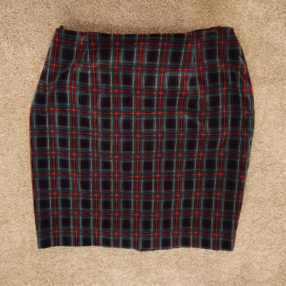 Cotton Velveteen Skirt, Size 8, Worn Only Once